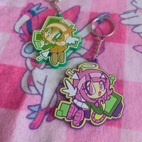 Image 2 of Digital Angels Chiaki and Chihiro Rubber Charms