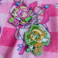 Image 1 of Digital Angels Chiaki and Chihiro Rubber Charms