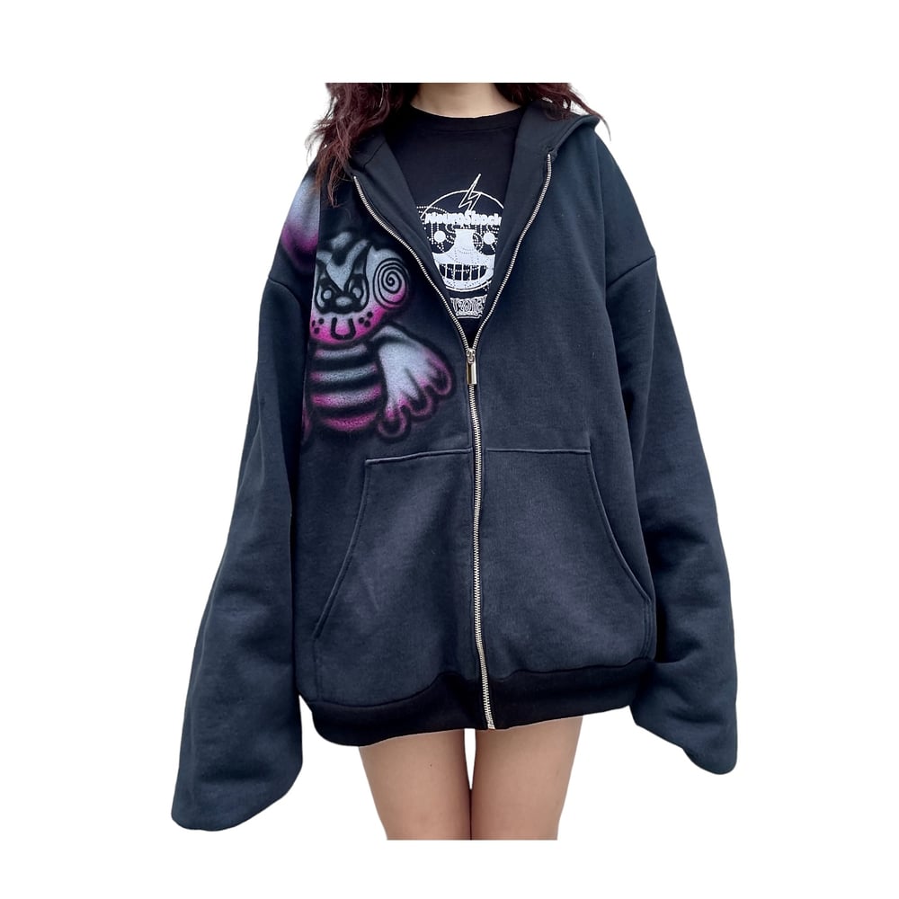 Image of sobstory collaboration fully-lined hoodie