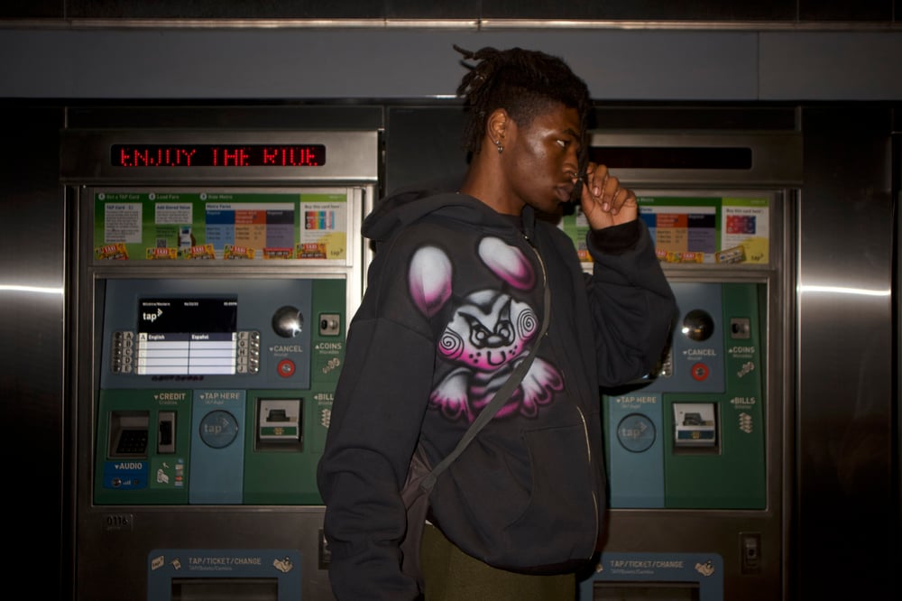 Image of sobstory collaboration fully-lined hoodie