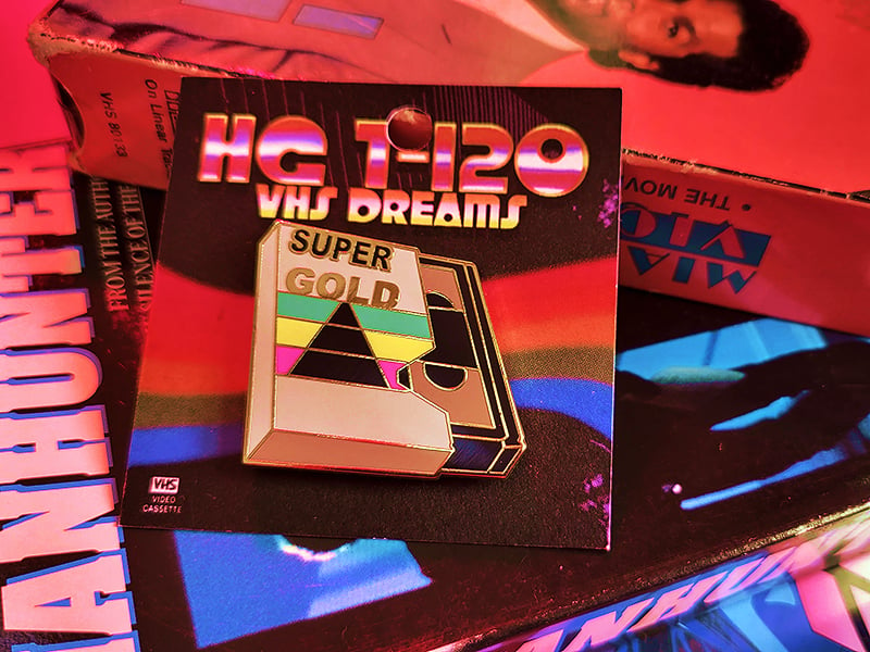 VHS DREAMS pin