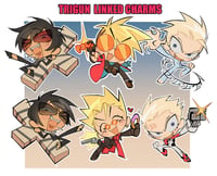 Image 1 of Linked Trigun Charms 