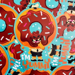 Image of Yummy Donut 5" Sticker