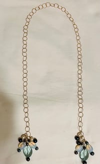 Image 2 of Handmade Gold-filled Beaded Link Lariat