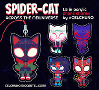 Image 1 of ATSV Spider Cat Phone Charms 