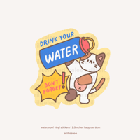 Drink Water Sticker