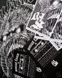 Image 2 of SMUT FAUN<br/> BnW Variant<br/> <small>Hand Printed Tee</small>