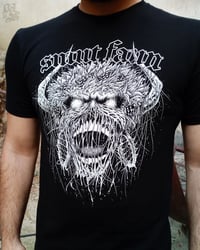 Image 3 of SMUT FAUN<br/> BnW Variant<br/> <small>Hand Printed Tee</small>