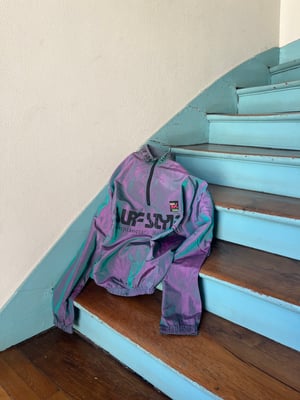 Surf Style Iridescent Pullover Jacket - Size L