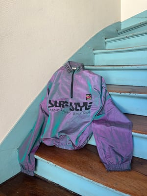 Surf Style Iridescent Pullover Jacket - Size L