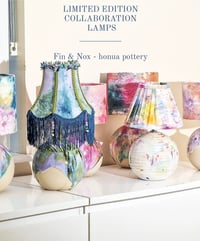 LIMTED EDITION LAMPS - collaboration with honua pottery