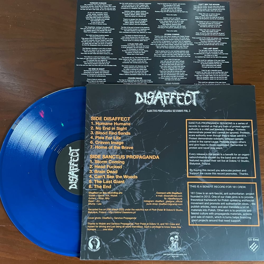DISAFFECT "Sanctus Propaganda Sessions Vol.3" LP
