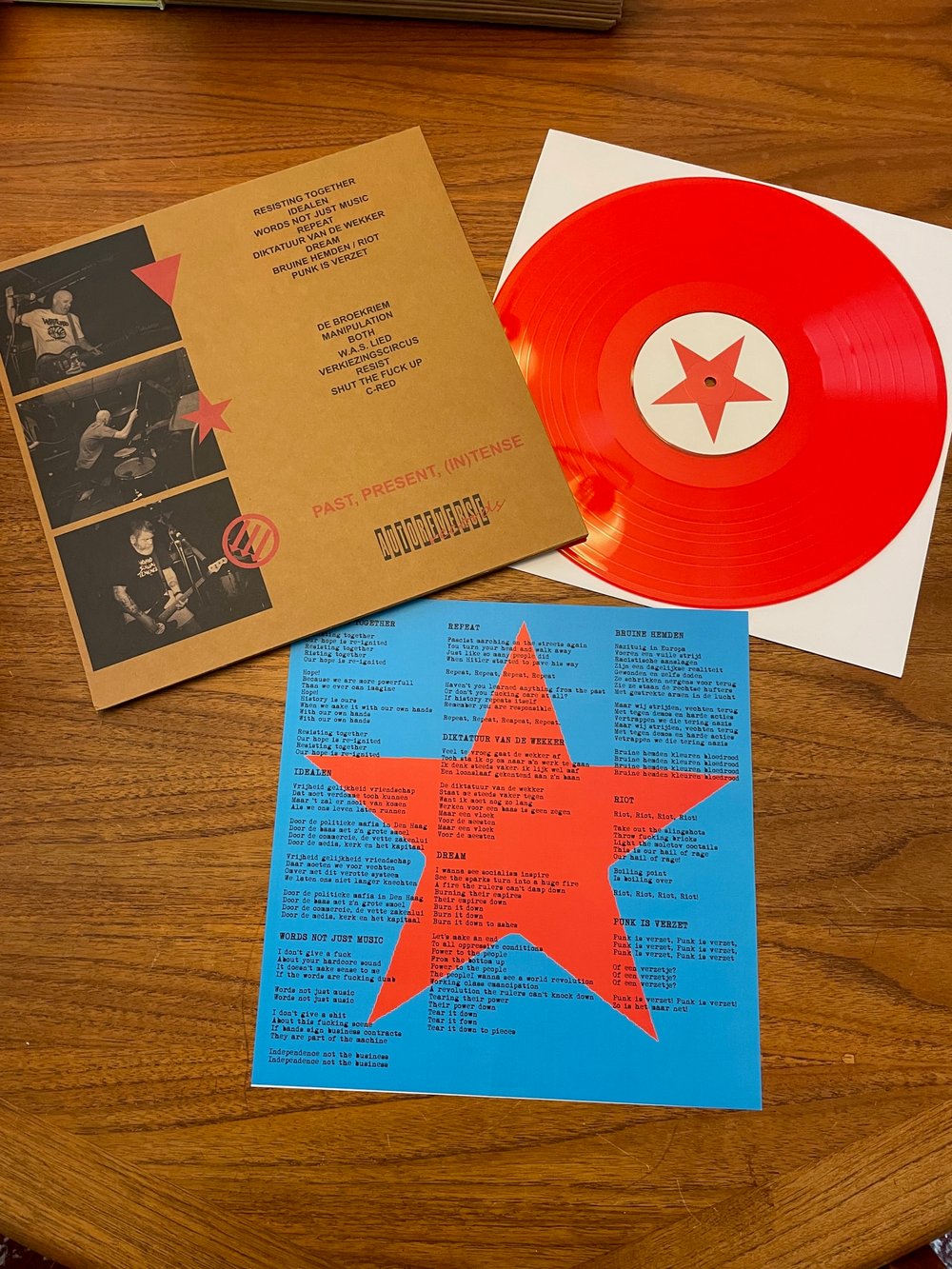 SEEIN' RED "Past, Present, (In)tense" LP