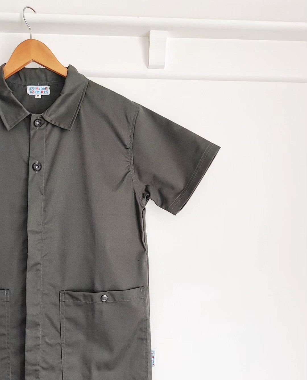 Image of Everyday Garments 'DDWY' Button Short Sleeve Shirts 