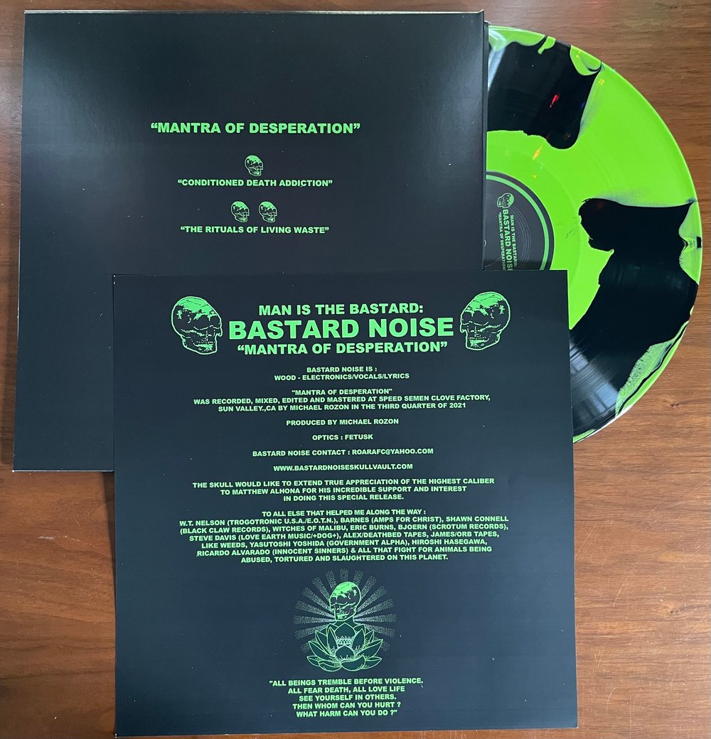 BASTARD NOISE "Mantra Of Desperation" LP