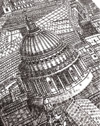 Image 3 of PRE ORDER St Pauls Cathedral, Hand-Signed Limited Edition of 200 Print 42cm x 23cm Large