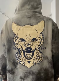 Image 2 of blueteeth hoodie - grey tie dye