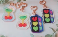 Image 2 of Heart Acrylic Charms