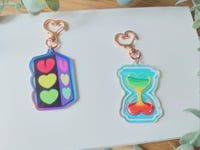 Image 3 of Heart Acrylic Charms