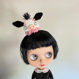 Image of Moo Cow Headband #1 for Neo Blythe Dolls