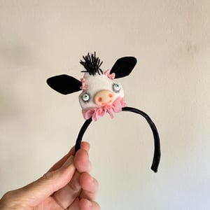 Image of Moo Cow Headband #1 for Neo Blythe Dolls