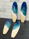 Epoxy Resin Wave Mini Surfboard Ornaments 