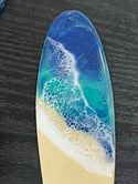 Epoxy Resin Wave Mini Surfboard Ornaments 