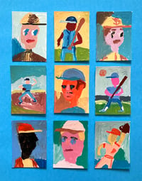 Image 2 of Homemade Baseball cards #15