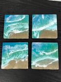 Epoxy Resin Wave Coasters