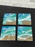 Epoxy Resin Wave Coasters