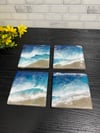 Set of 4 Wave Coasters