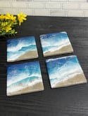 Set of 4 Wave Coasters