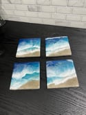 Set of 4 Wave Coasters