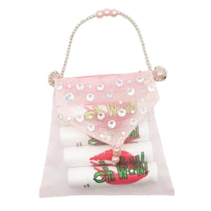 Image of Organza Sequin Purse + Lip Balm