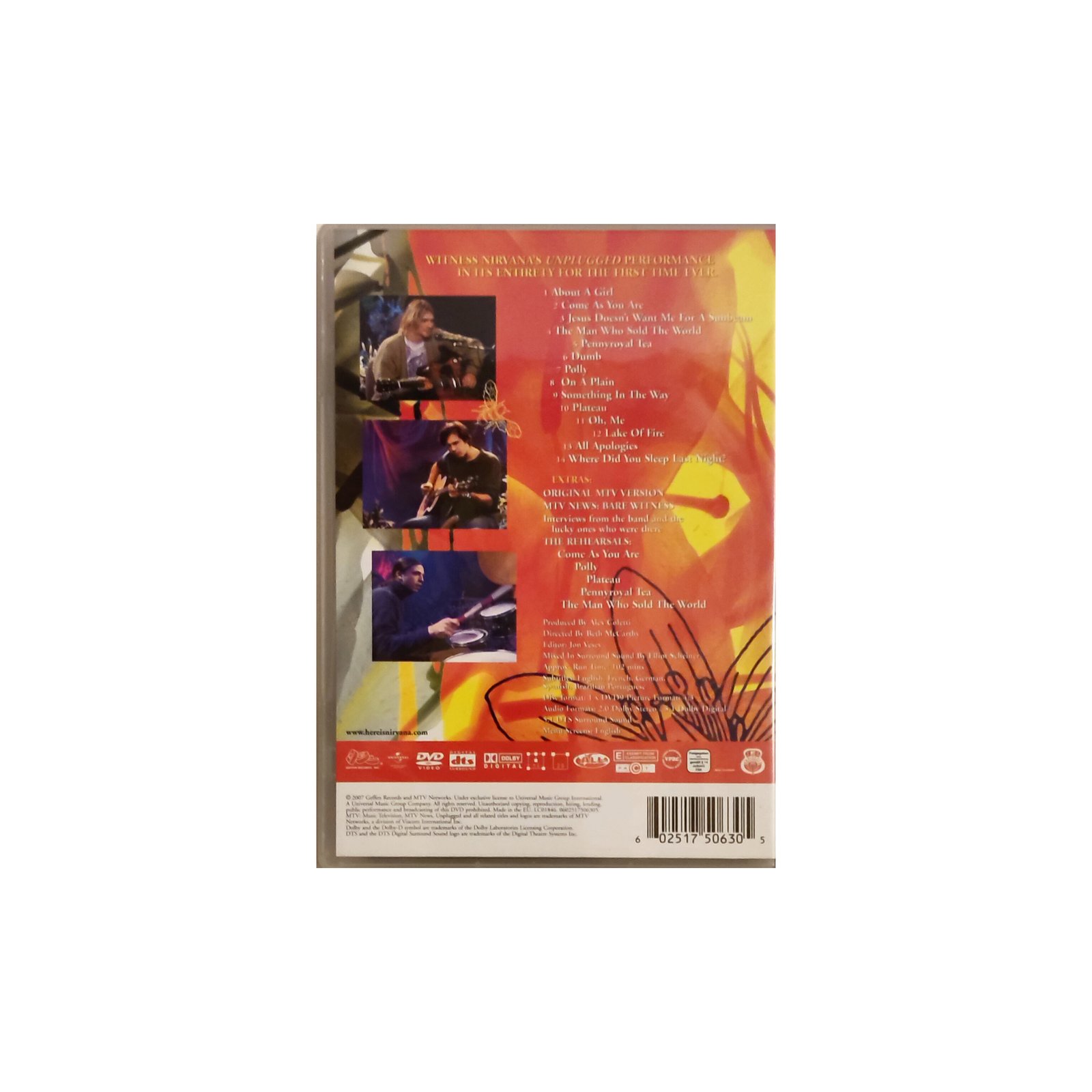 Nirvana - Unplugged In New York DVD | Wolf Tapes