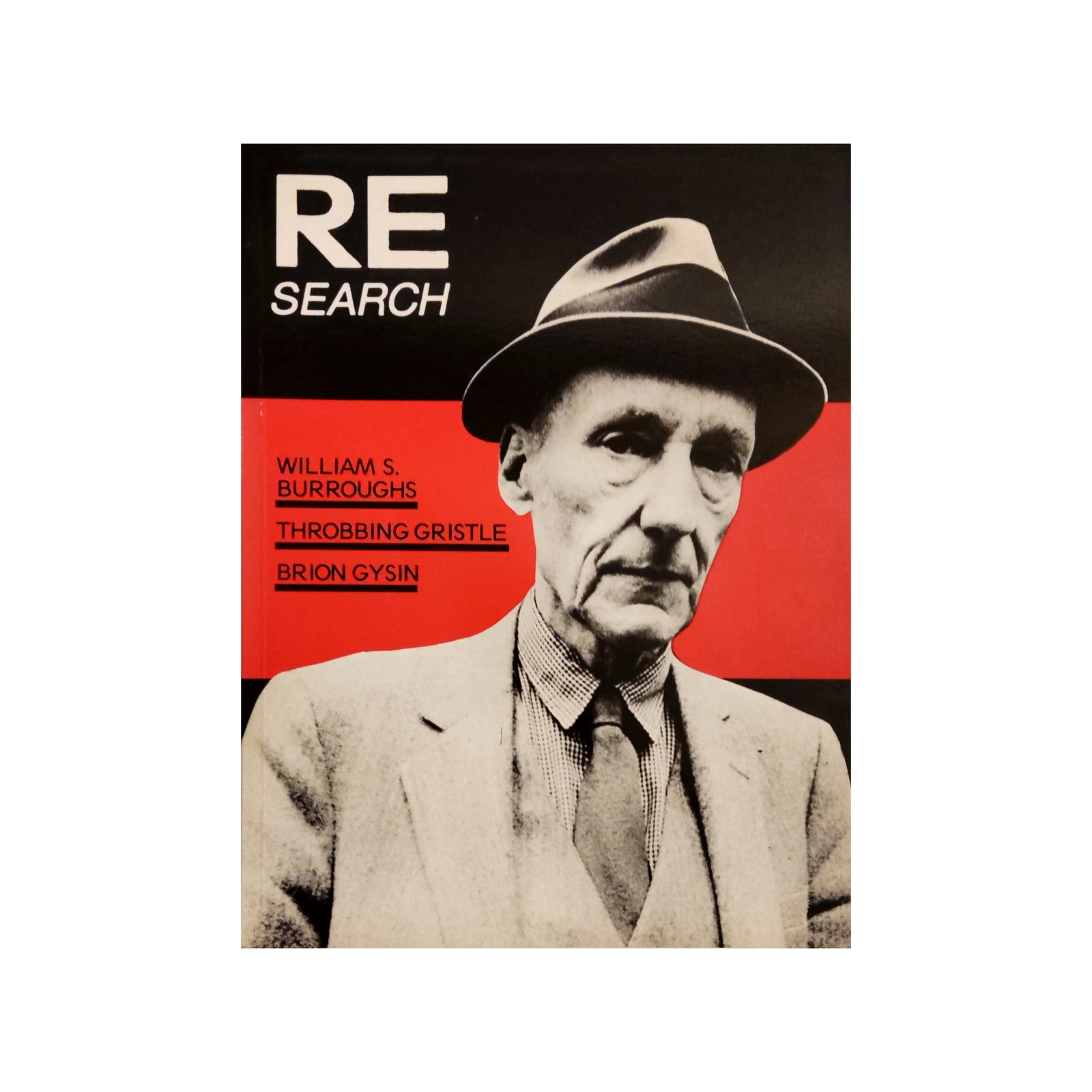 RE/Search: William S. Burroughs, Throbbing Gristle, Brion Gysin