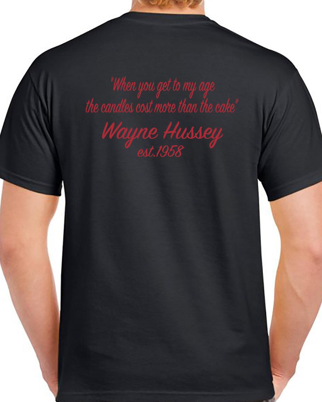 Image of Wayne Hussey Birthday Shirt - Limited 