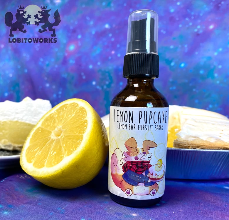 Image of Lemon Pupcake - 2 oz fursuit spray, lemon bar scent
