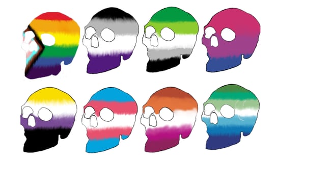 Pride Skulls