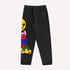 TODAYS RIOT RAINBOW SWEATPANTS (BLACK)  Image 2