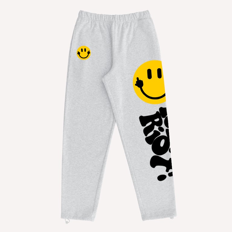 TODAYS RIOT SWEATPANTS (GRAY)