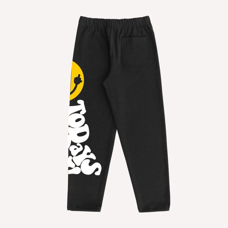 TODAYS RIOT SWEATPANTS (BLACK) Image 2