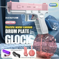 Pink Electric Water Glock / With Drum Magazine