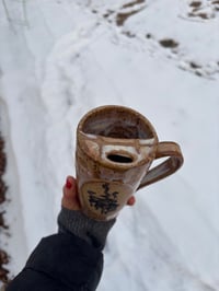 Image 7 of checkered bronco to go mug