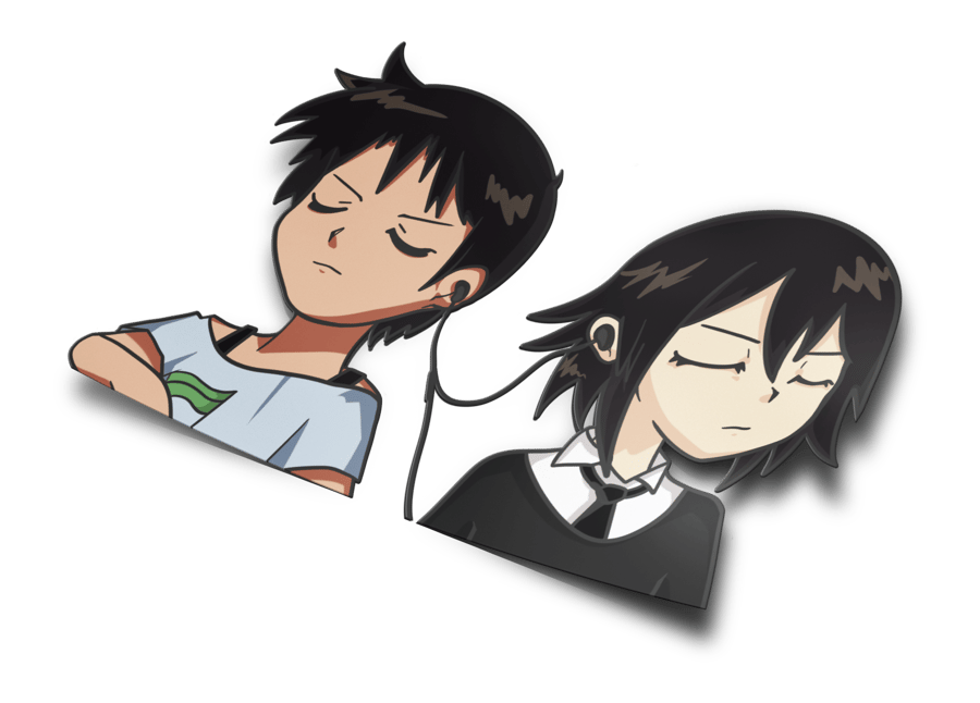 Image of Shinji and Peni Parker