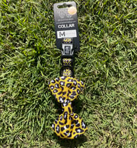 Image 2 of Big & Little Dogs - Yellow cheetah Collar 