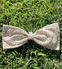 Pet Bow Tie - Yellow Flowers 