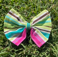 Pet Bow Ties - Colourful Strips 