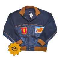 Image 2 of Fifty-fifty jacket - Original vintage bleu
