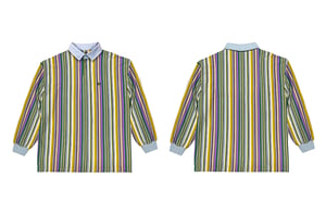 Image of Cross Colours - Retro Stripe Rugby - Multi